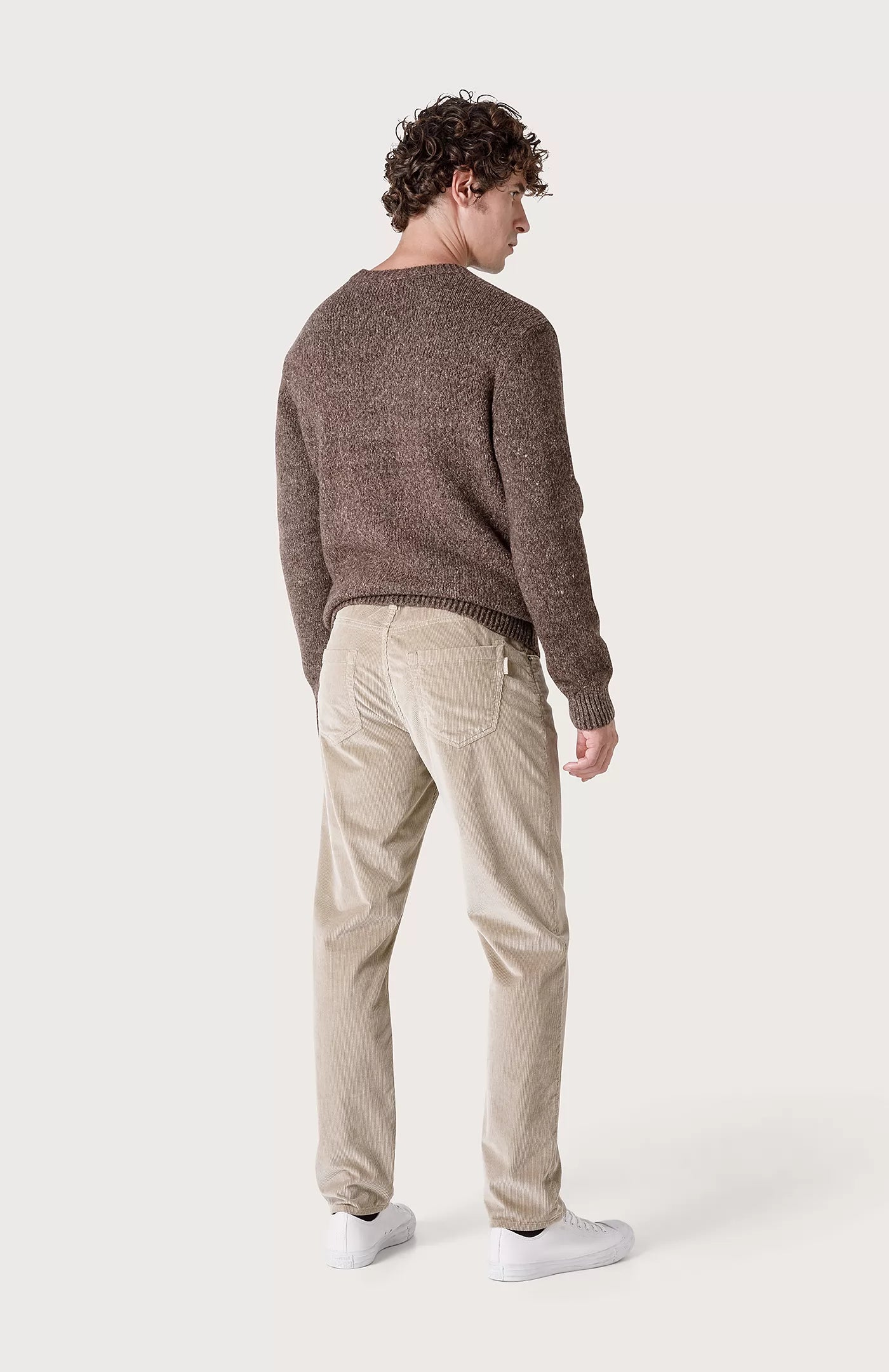 Pantalone velluto uomo regular fit Seventy fango